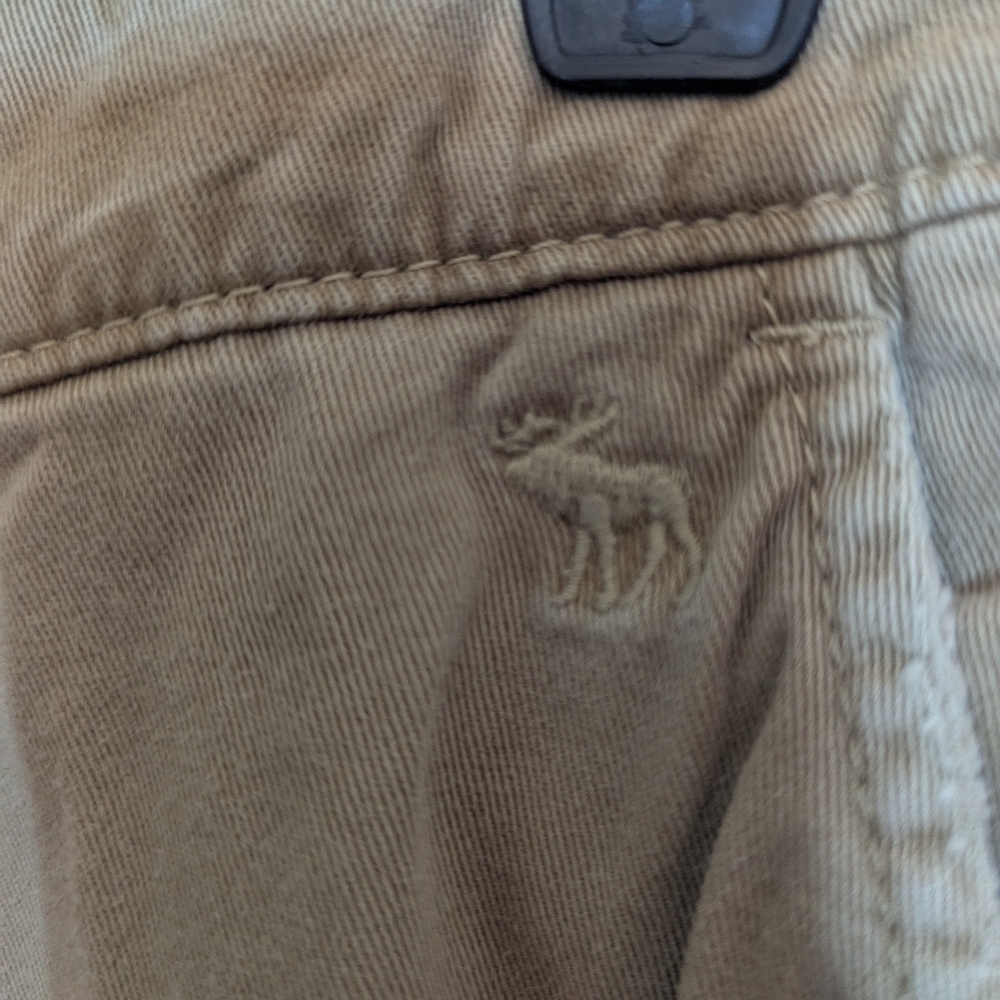 Abercrombie & Fitch Perfect Stretch Pants Women's Size 4 Khaki Pants, Like New - Picture 2 of 4